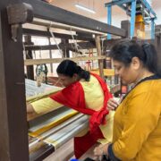Visited Kerala to understand the process of  distinct textile and crafts